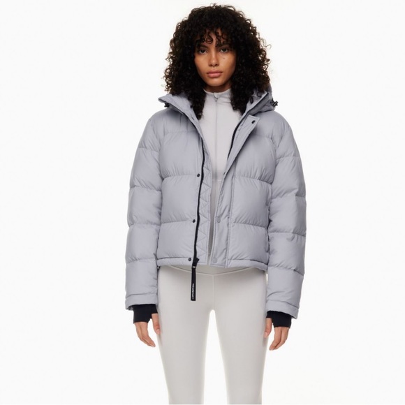 Aritzia Jackets & Blazers - Aritzia supper puff shorty Marble grey